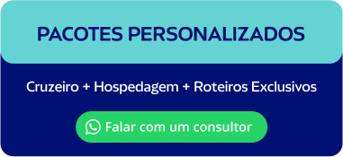 banner pacotes personalizados: cruzeiros + hospedagem + roteiros exclusivos